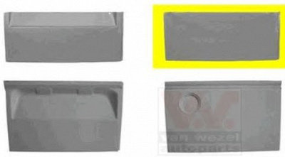 VAN WEZEL 5874150 -  Задняя дверь